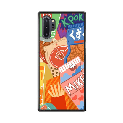 Snack Cartoon Weekly Groceries Samsung Galaxy Note 10 Plus Case-Oxvistore