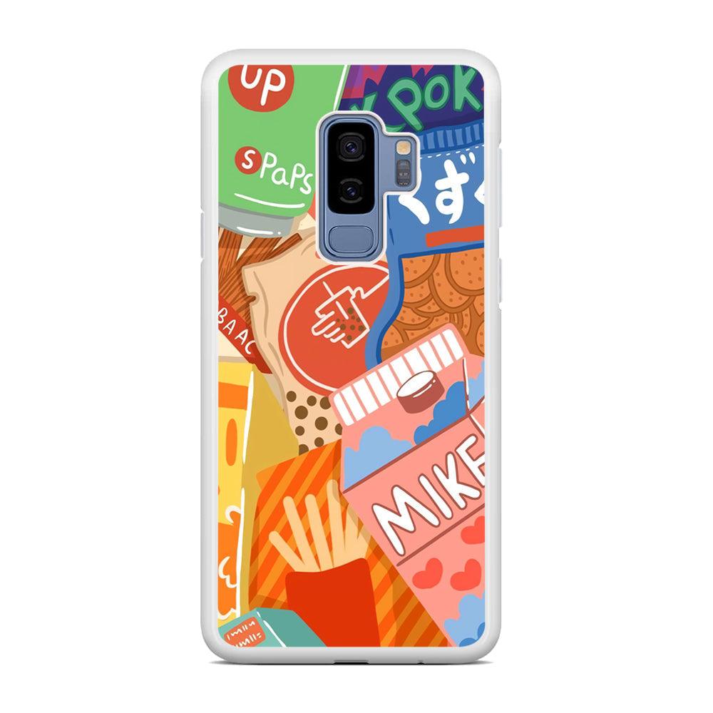 Snack Cartoon Weekly Groceries Samsung Galaxy S9 Plus Case-Oxvistore