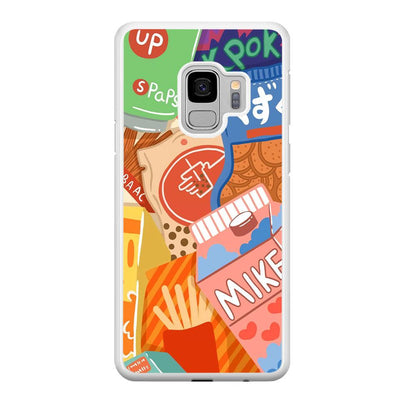 Snack Cartoon Weekly Groceries Samsung Galaxy S9 Case-Oxvistore