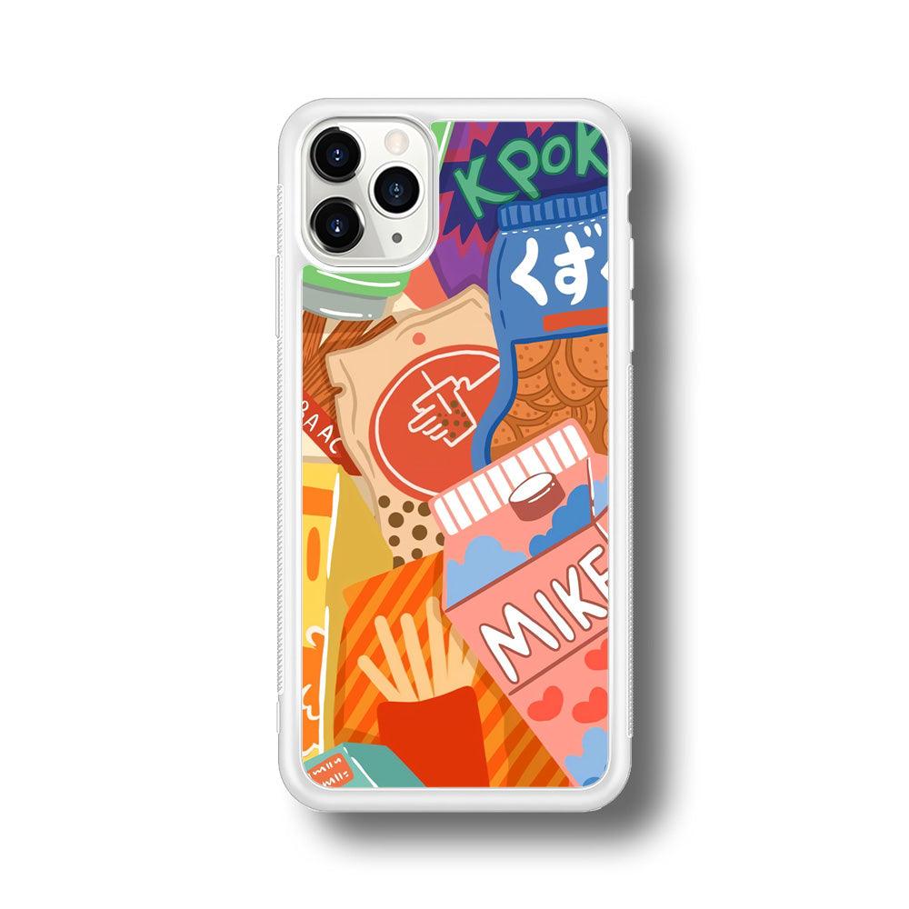 Snack Cartoon Weekly Groceries iPhone 11 Pro Max Case-Oxvistore