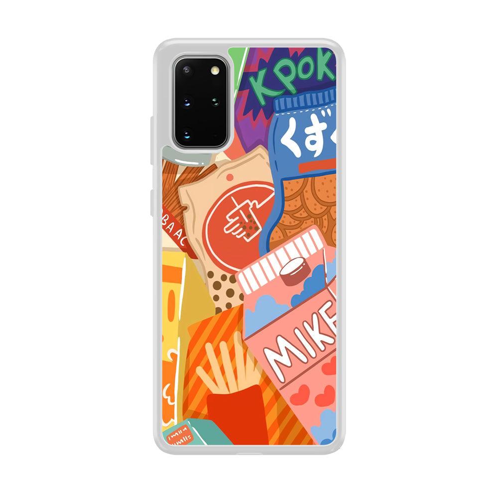 Snack Cartoon Weekly Groceries Samsung Galaxy S20 Plus Case-Oxvistore