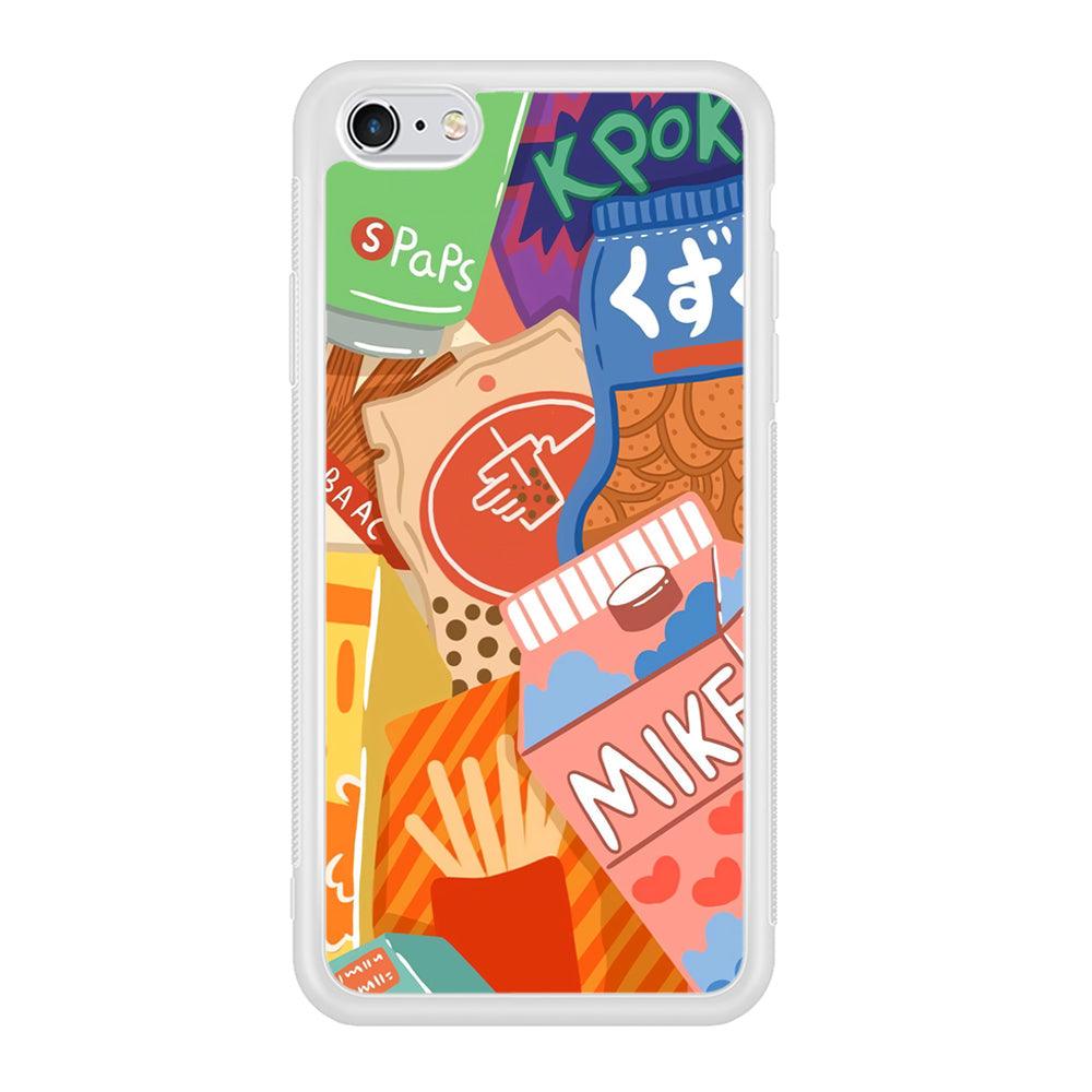 Snack Cartoon Weekly Groceries iPhone 6 | 6s Case-Oxvistore