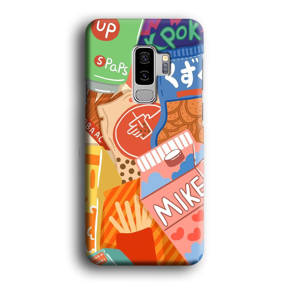 Snack Cartoon Weekly Groceries Samsung Galaxy S9 Plus Case-Oxvistore