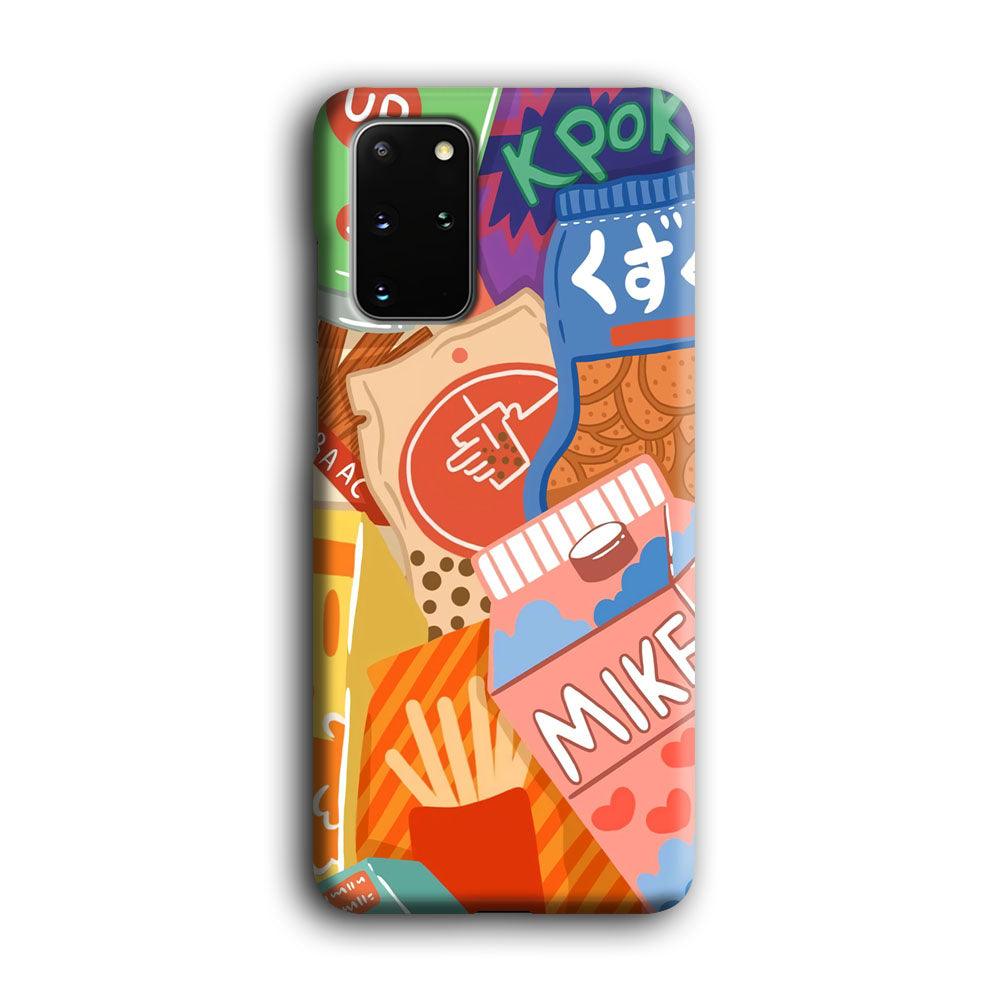 Snack Cartoon Weekly Groceries Samsung Galaxy S20 Plus Case-Oxvistore