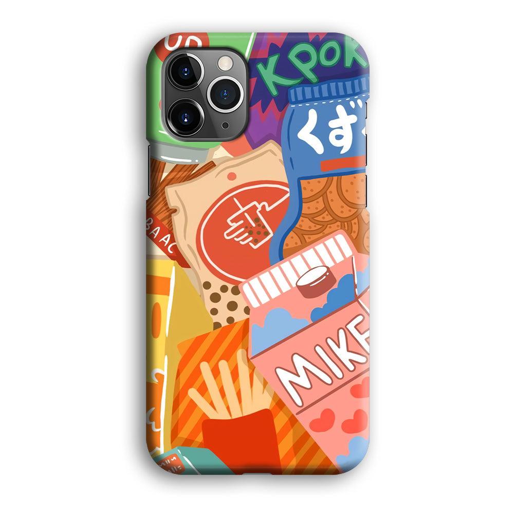 Snack Cartoon Weekly Groceries iPhone 12 Pro Case-Oxvistore