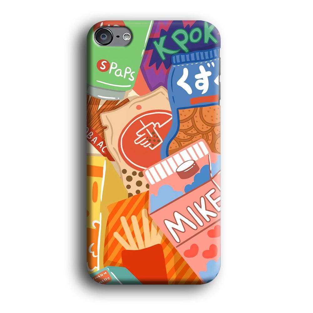 Snack Cartoon Weekly Groceries iPod Touch 6 Case-Oxvistore