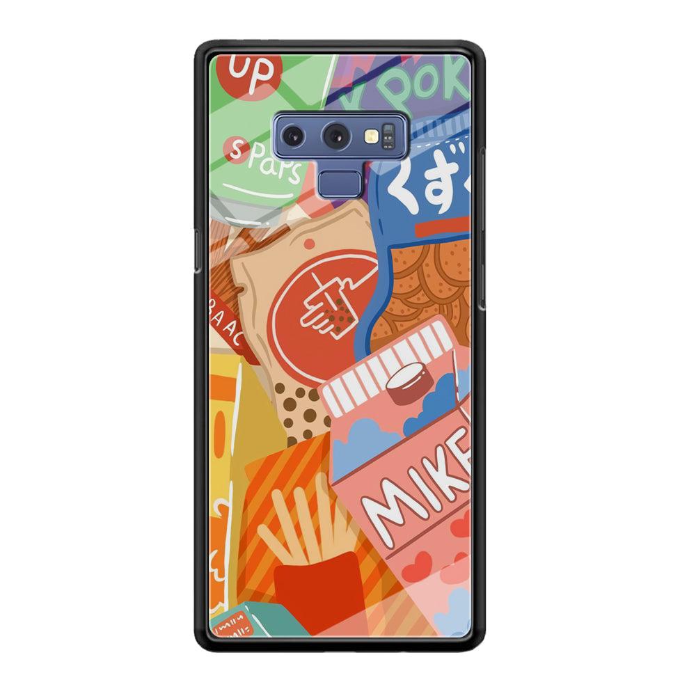 Snack Cartoon Weekly Groceries Samsung Galaxy Note 9 Case-Oxvistore