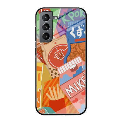 Snack Cartoon Weekly Groceries Samsung Galaxy S21 Case-Oxvistore