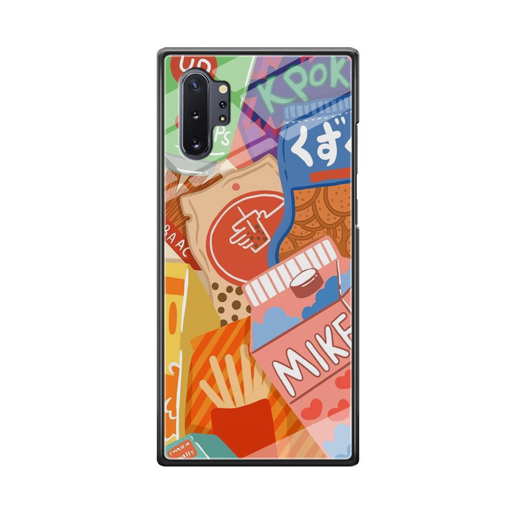 Snack Cartoon Weekly Groceries Samsung Galaxy Note 10 Plus Case-Oxvistore