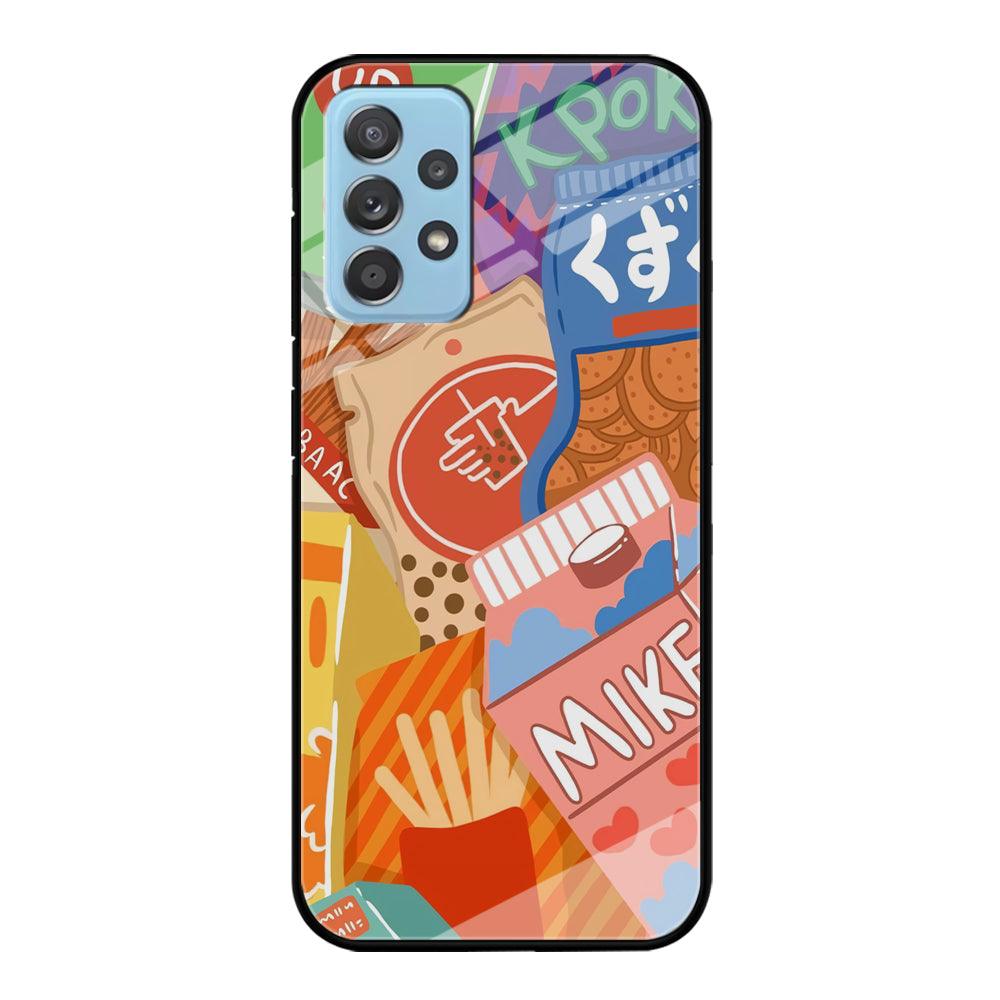 Snack Cartoon Weekly Groceries Samsung Galaxy A52 Case-Oxvistore