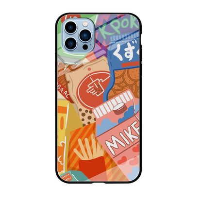 Snack Cartoon Weekly Groceries iPhone 12 Pro Case-Oxvistore