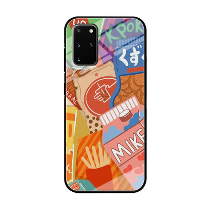 Snack Cartoon Weekly Groceries Samsung Galaxy S20 Plus Case-Oxvistore