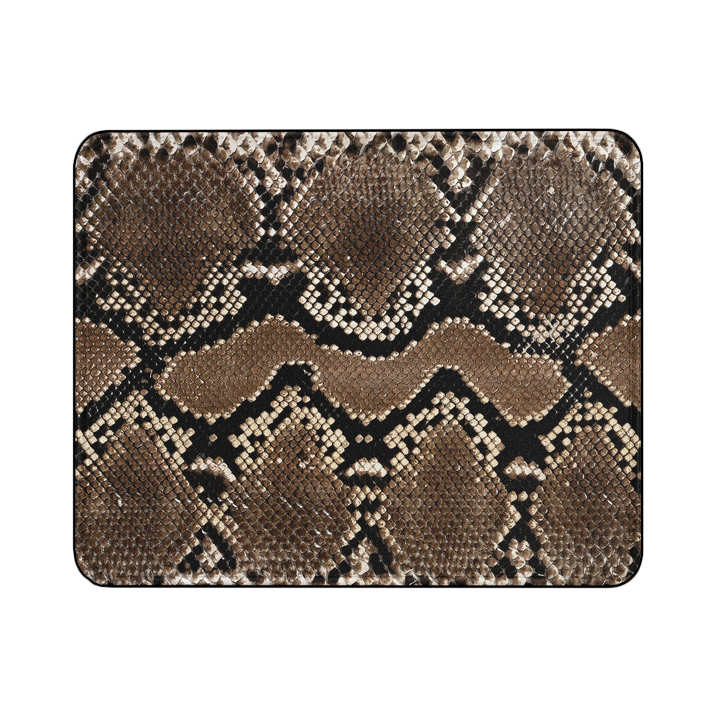 Snake Skin Pattern Brown Mouse Pads