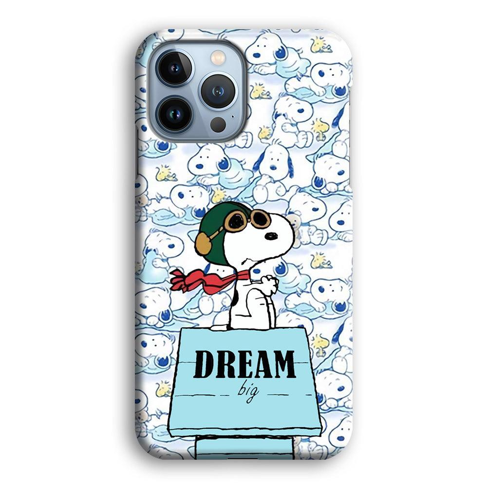 Snoopy Dream Big iPhone 14 Pro Max Case-Oxvistore