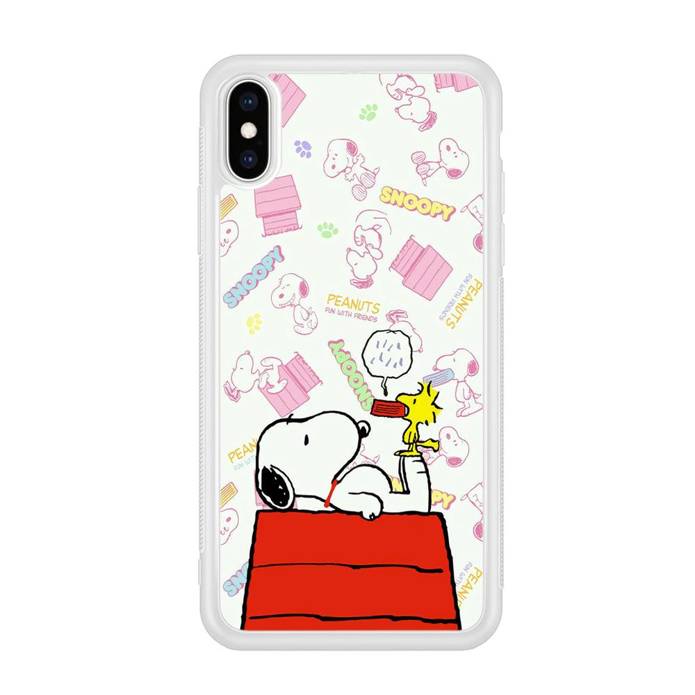 Snoopy Food Please iPhone Xs Max Case-Oxvistore