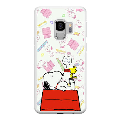 Snoopy Food Please Samsung Galaxy S9 Case-Oxvistore