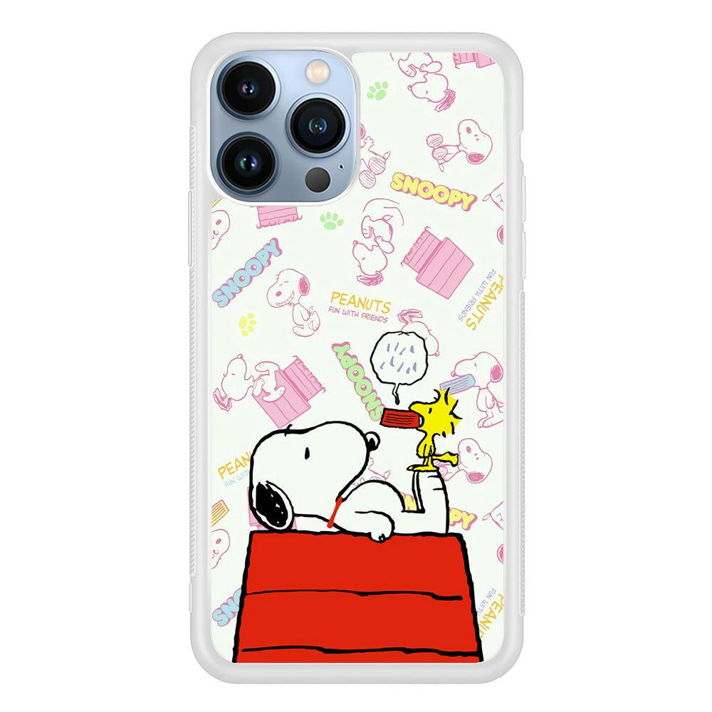 Snoopy Food Please iPhone 15 Pro Case-Oxvistore