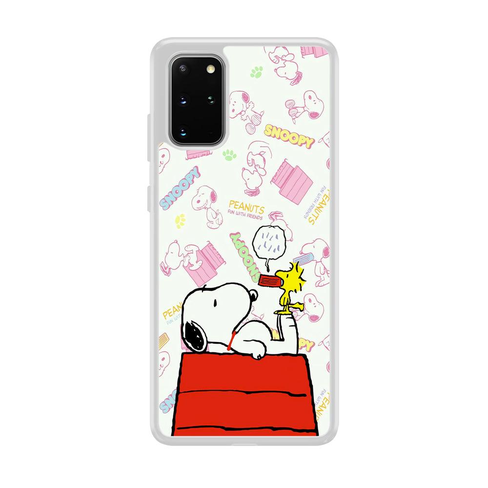 Snoopy Food Please Samsung Galaxy S20 Plus Case-Oxvistore