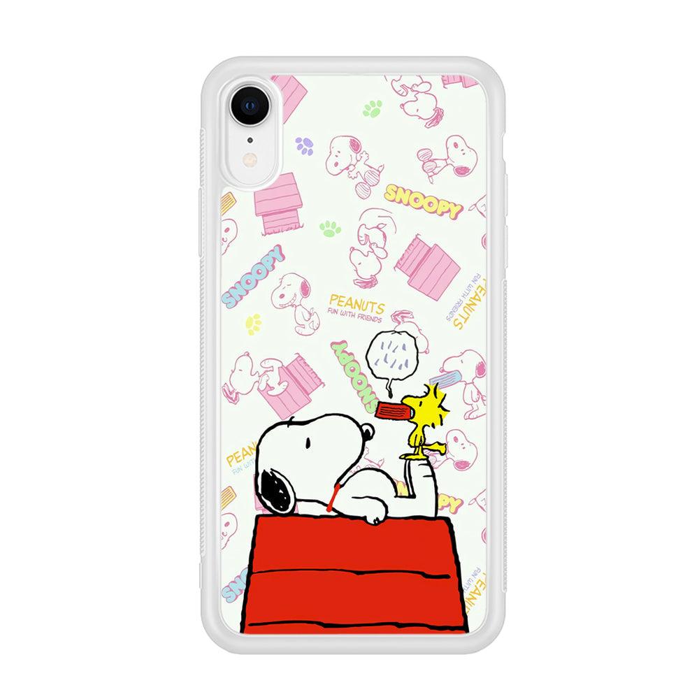 Snoopy Food Please iPhone XR Case-Oxvistore