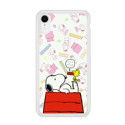 Snoopy Food Please iPhone XR Case-Oxvistore