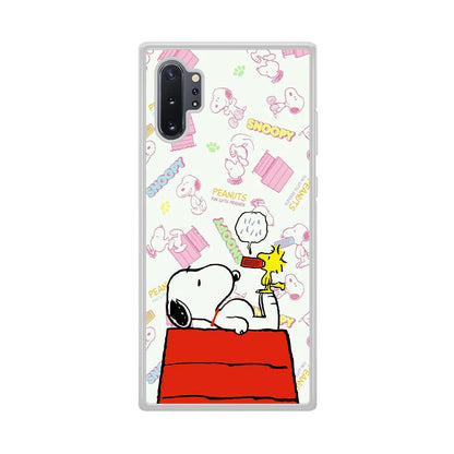 Snoopy Food Please Samsung Galaxy Note 10 Plus Case-Oxvistore