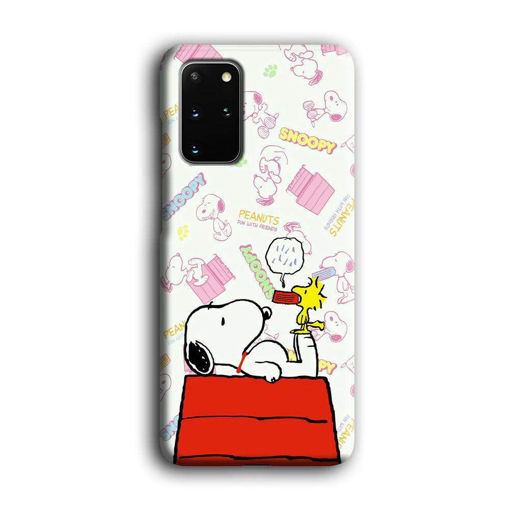 Snoopy Food Please Samsung Galaxy S20 Plus Case-Oxvistore