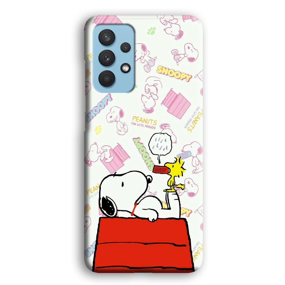 Snoopy Food Please Samsung Galaxy A32 Case-Oxvistore