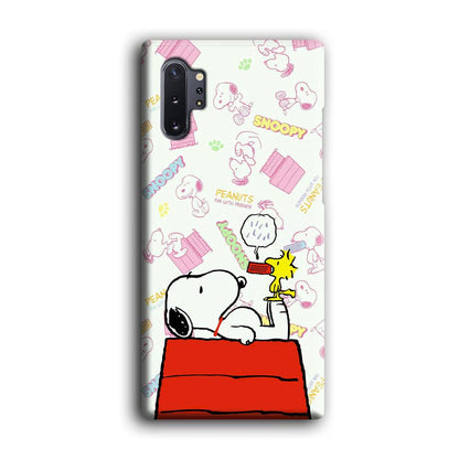 Snoopy Food Please Samsung Galaxy Note 10 Plus Case-Oxvistore