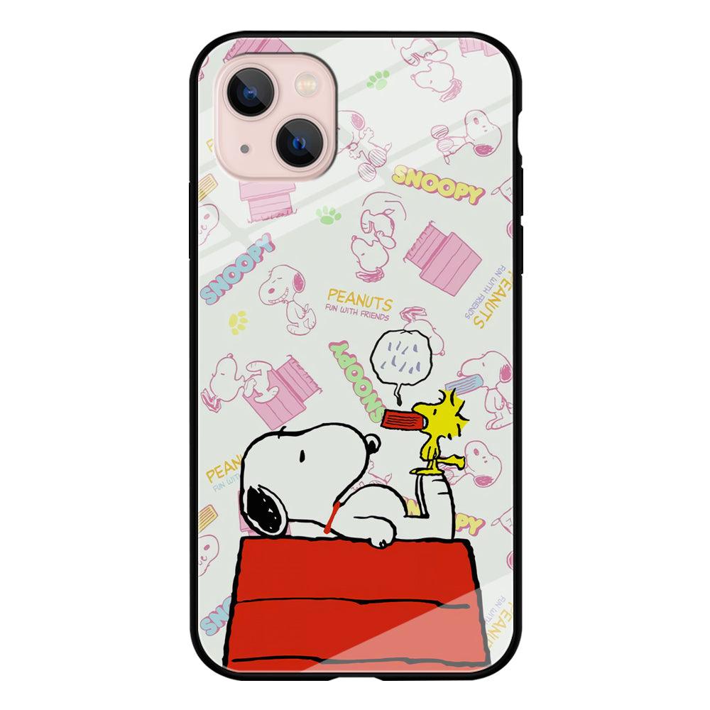 Snoopy Food Please iPhone 14 Case-Oxvistore