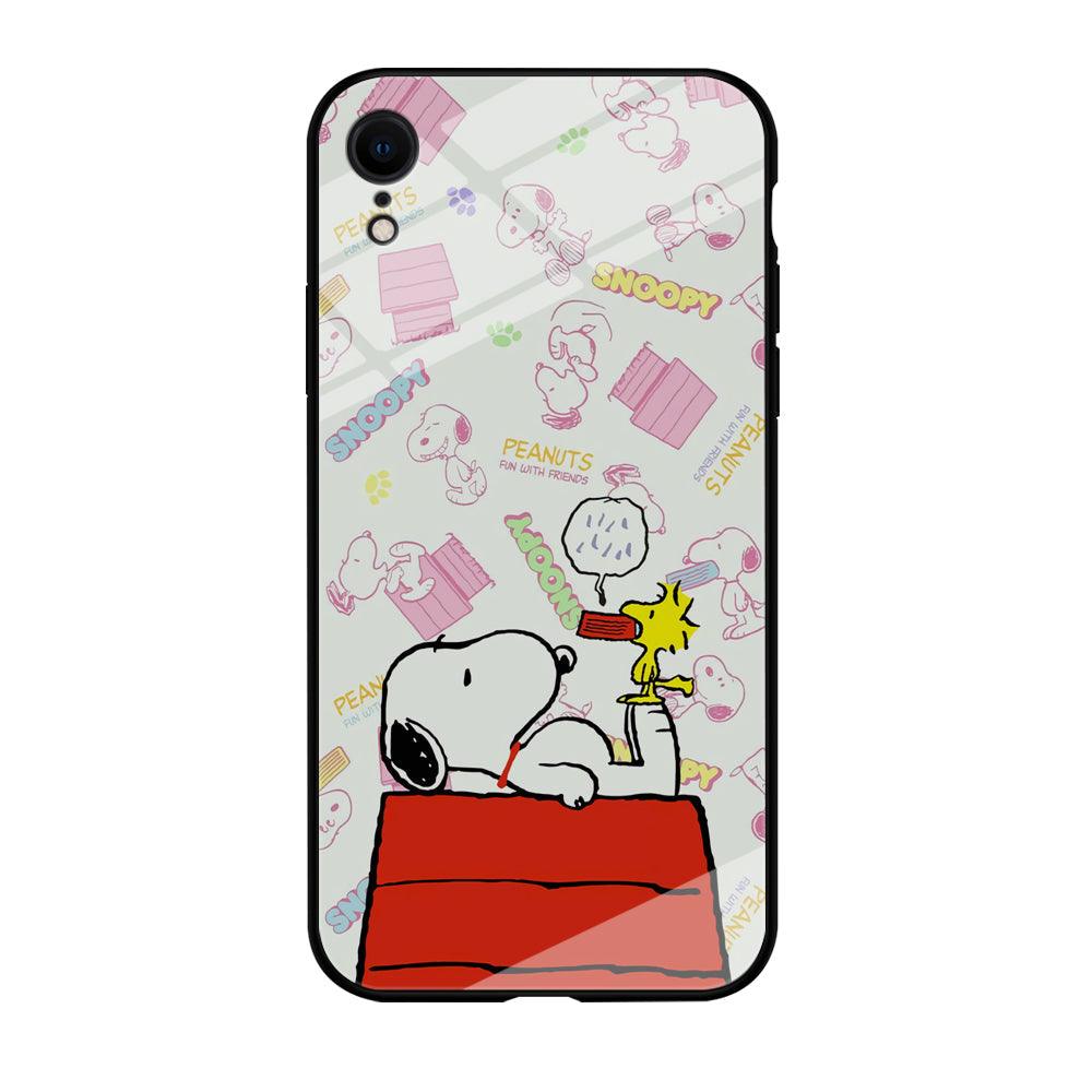 Snoopy Food Please iPhone XR Case-Oxvistore