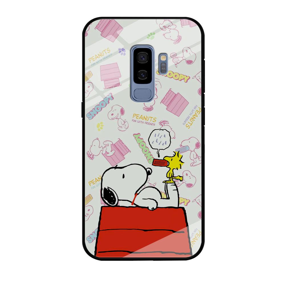 Snoopy Food Please Samsung Galaxy S9 Plus Case-Oxvistore