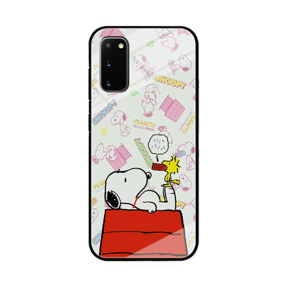 Snoopy Food Please Samsung Galaxy S20 Case-Oxvistore