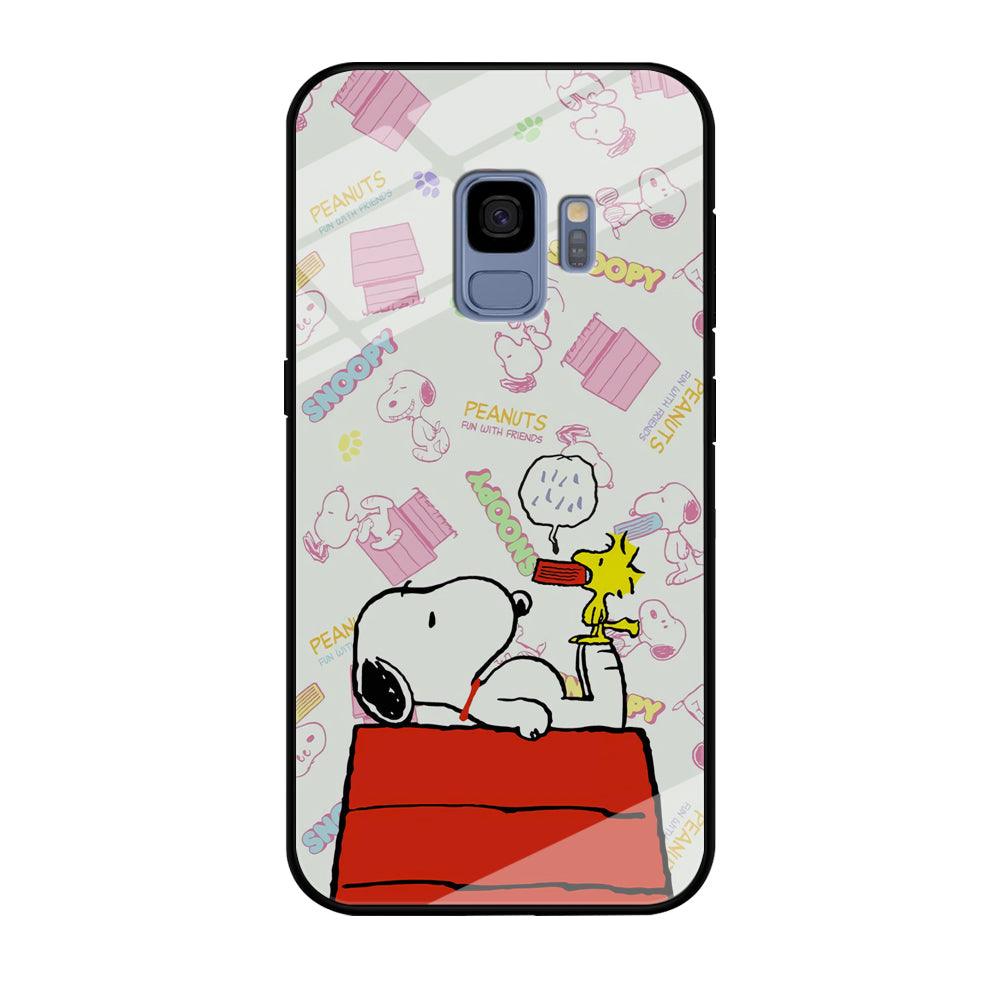 Snoopy Food Please Samsung Galaxy S9 Case-Oxvistore