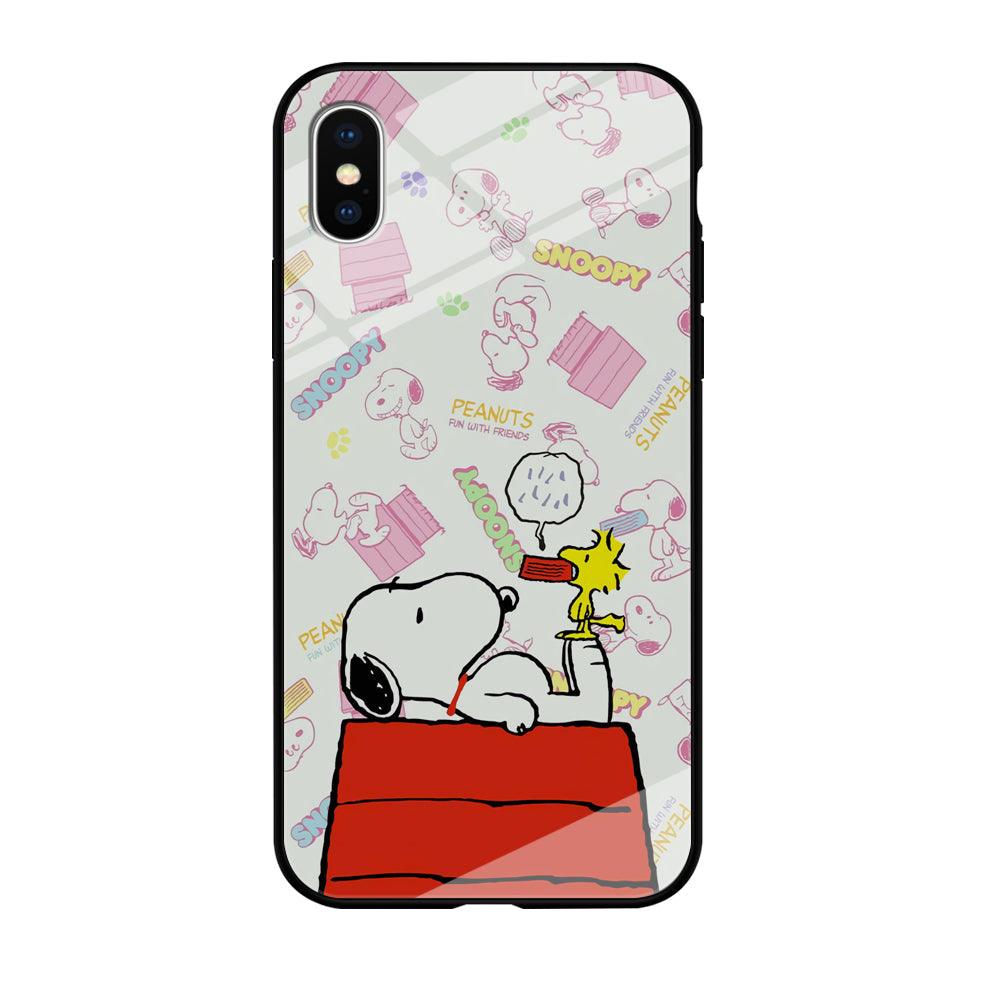 Snoopy Food Please iPhone Xs Max Case-Oxvistore