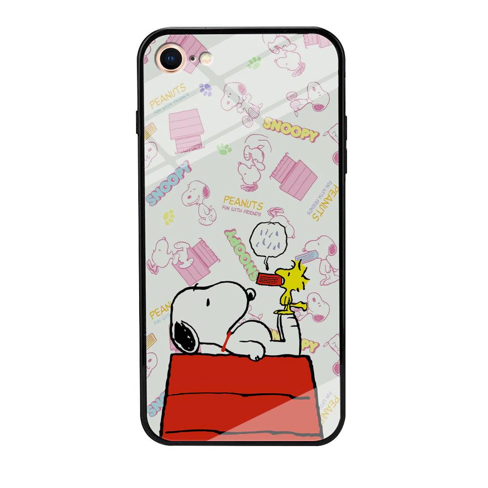 Snoopy Food Please iPhone 8 Case-Oxvistore