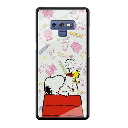 Snoopy Food Please Samsung Galaxy Note 9 Case-Oxvistore