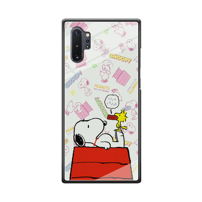 Snoopy Food Please Samsung Galaxy Note 10 Plus Case-Oxvistore