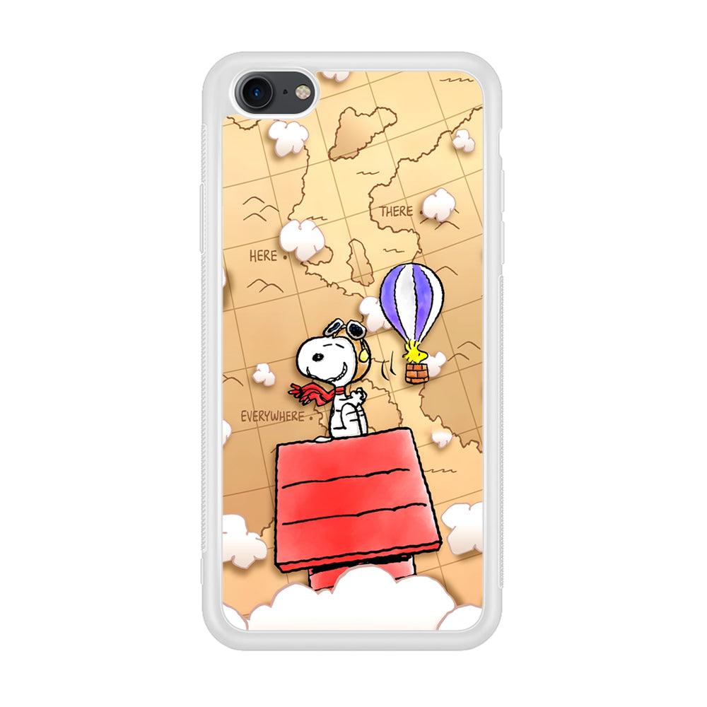 Snoopy Journey Around The World iPhone 8 Case-Oxvistore