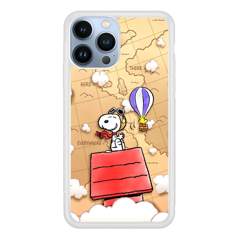 Snoopy Journey Around The World iPhone 15 Pro Max Case-Oxvistore