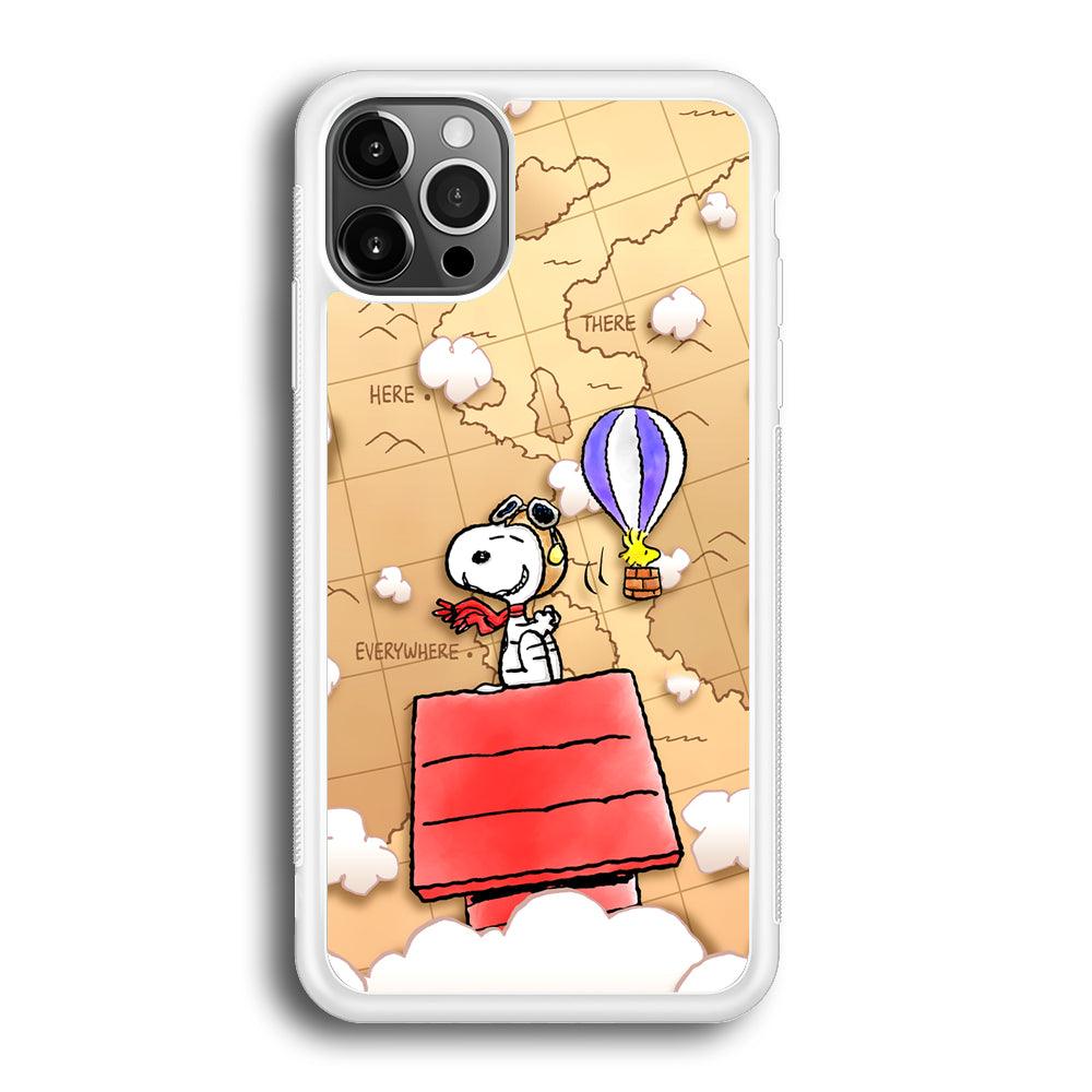 Snoopy Journey Around The World iPhone 12 Pro Max Case-Oxvistore