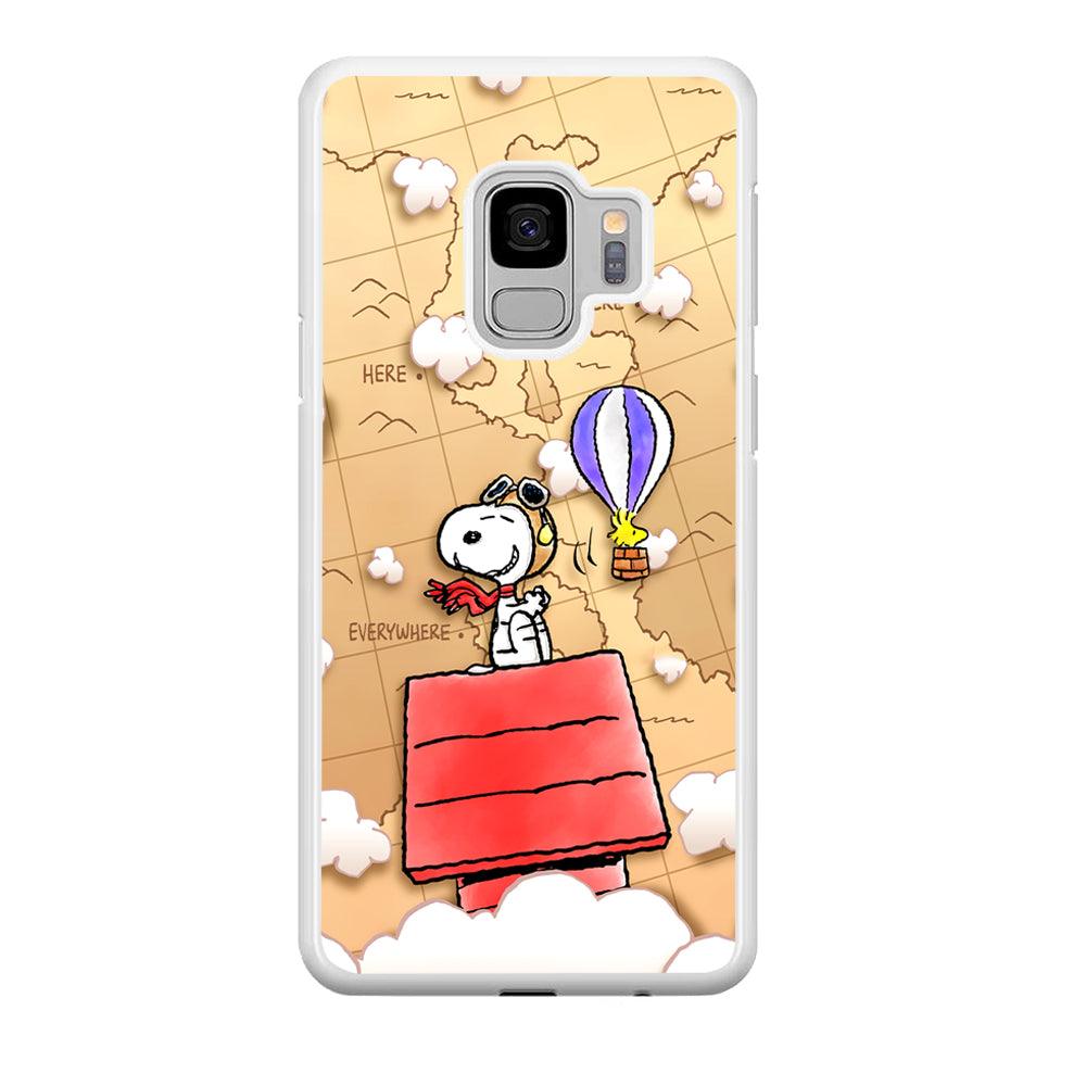 Snoopy Journey Around The World Samsung Galaxy S9 Case-Oxvistore