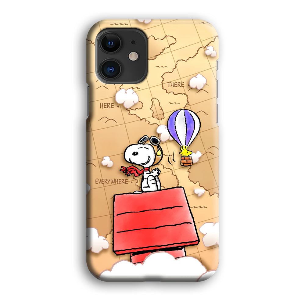 Snoopy Journey Around The World iPhone 12 Case-Oxvistore