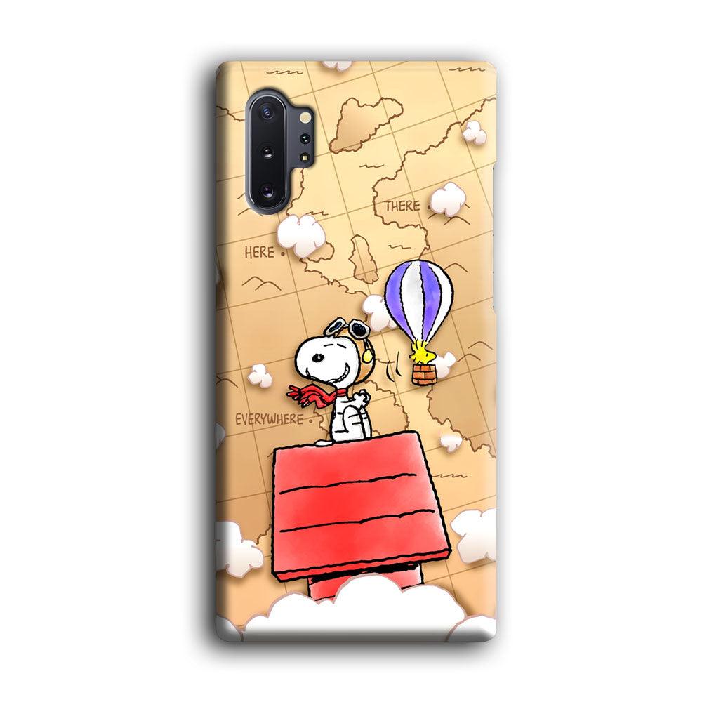 Snoopy Journey Around The World Samsung Galaxy Note 10 Plus Case-Oxvistore