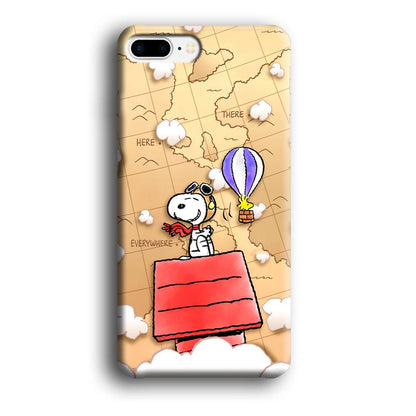 Snoopy Journey Around The World iPhone 8 Plus Case-Oxvistore