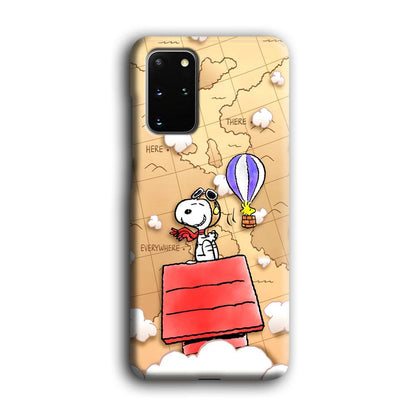 Snoopy Journey Around The World Samsung Galaxy S20 Plus Case-Oxvistore