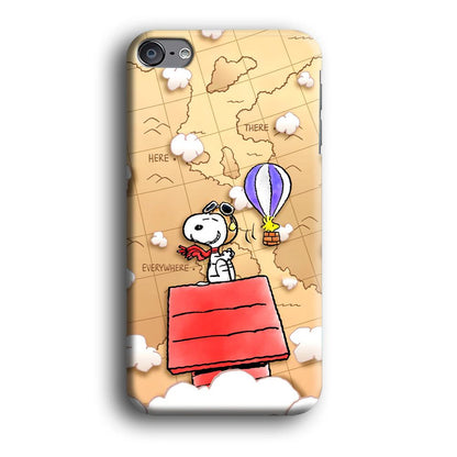 Snoopy Journey Around The World iPod Touch 6 Case-Oxvistore