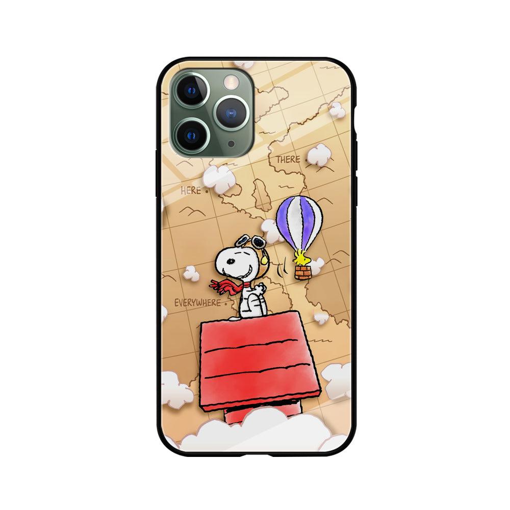 Snoopy Journey Around The World iPhone 11 Pro Max Case-Oxvistore