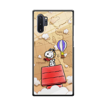 Snoopy Journey Around The World Samsung Galaxy Note 10 Plus Case-Oxvistore