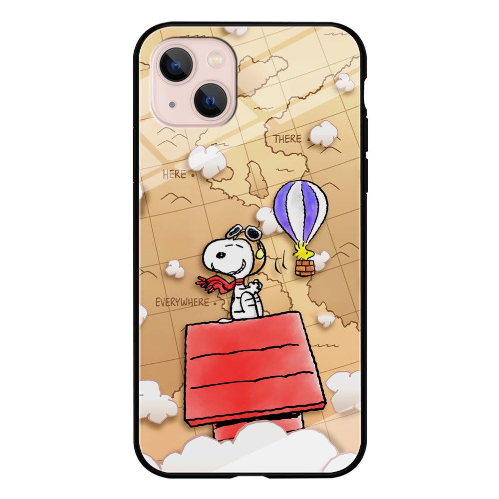 Snoopy Journey Around The World iPhone 15 Case-Oxvistore