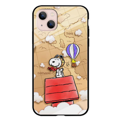 Snoopy Journey Around The World iPhone 15 Case-Oxvistore